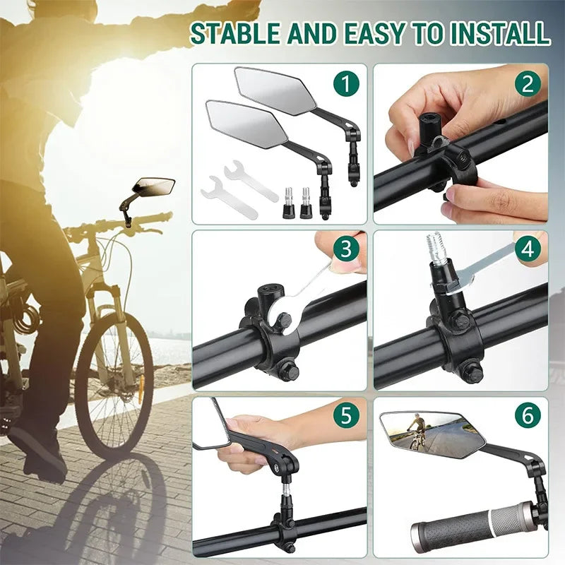 Verstellbarer Fahrrad-Rückspiegel für Lenker – clever-campen Ansicht 5