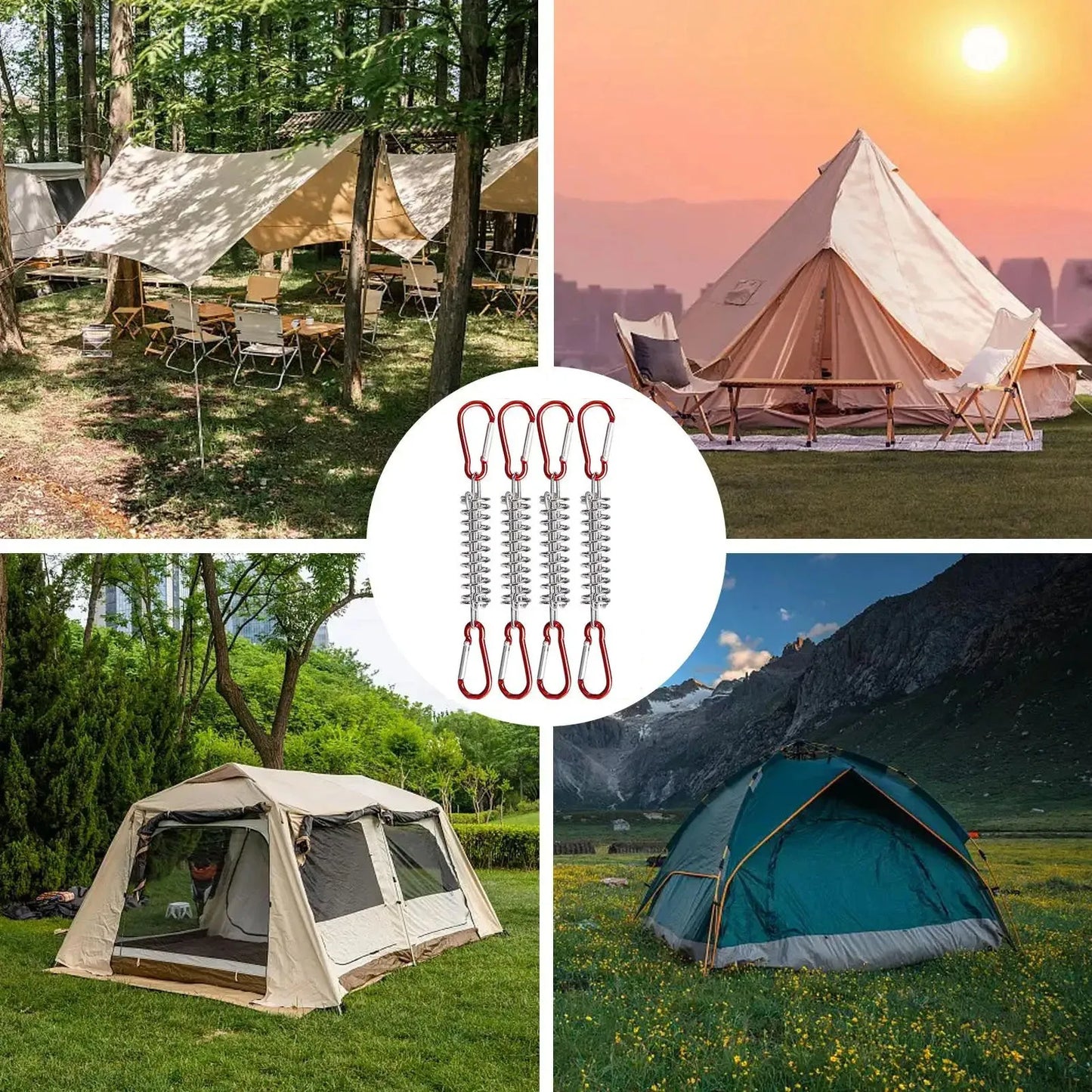 Camping-Zelt-Spring-Buckle-Set – clever-campen Ansicht 3
