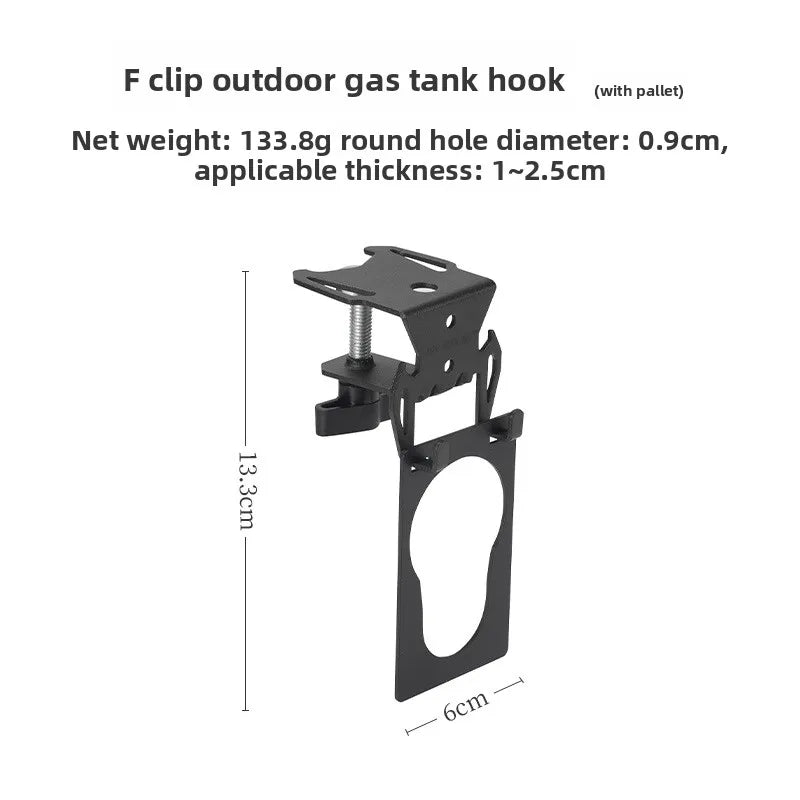 Gasflaschen-Haken für Campingtische – clever-campen Ansicht 3