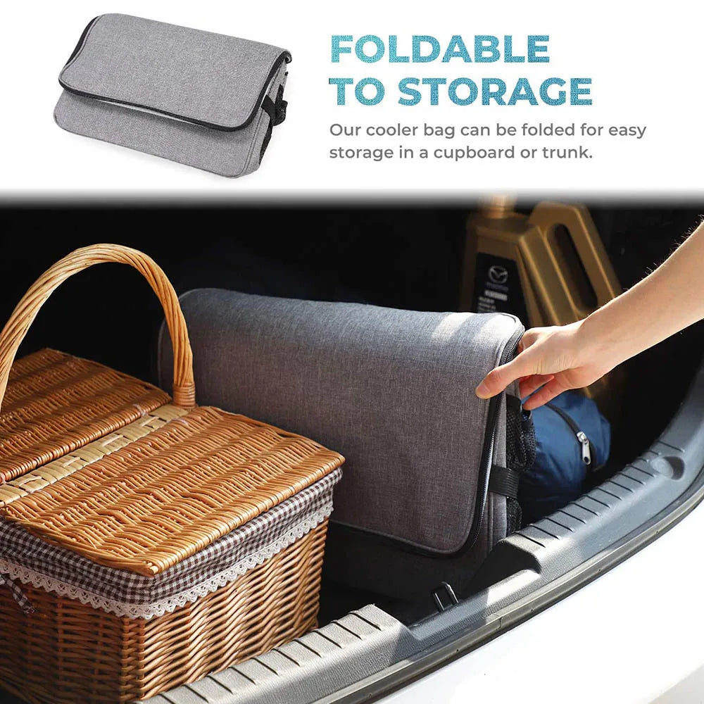 35L Faltbare Kühltasche für Picknick und Reisen – clever-campen Ansicht 5