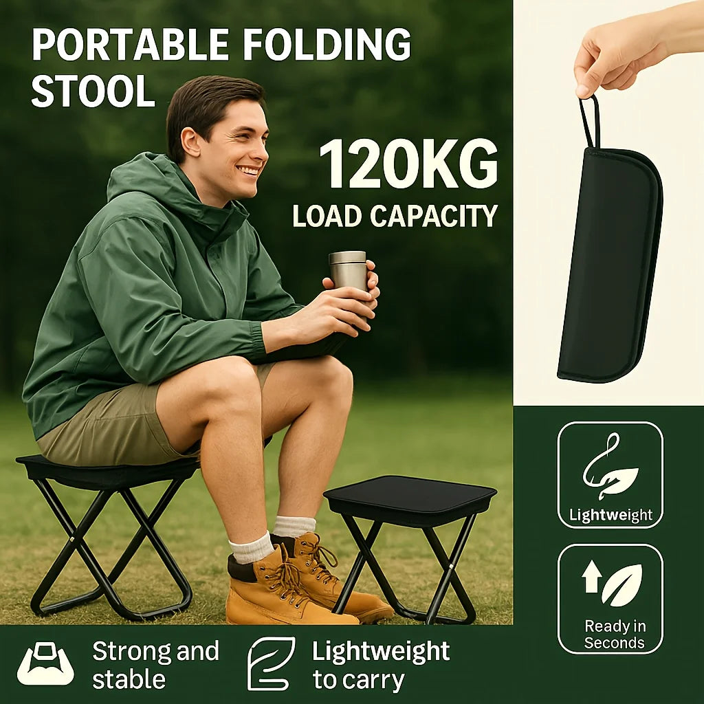 Kompakter Campingstuhl für Outdoor-Angeln – clever-campen Ansicht 4