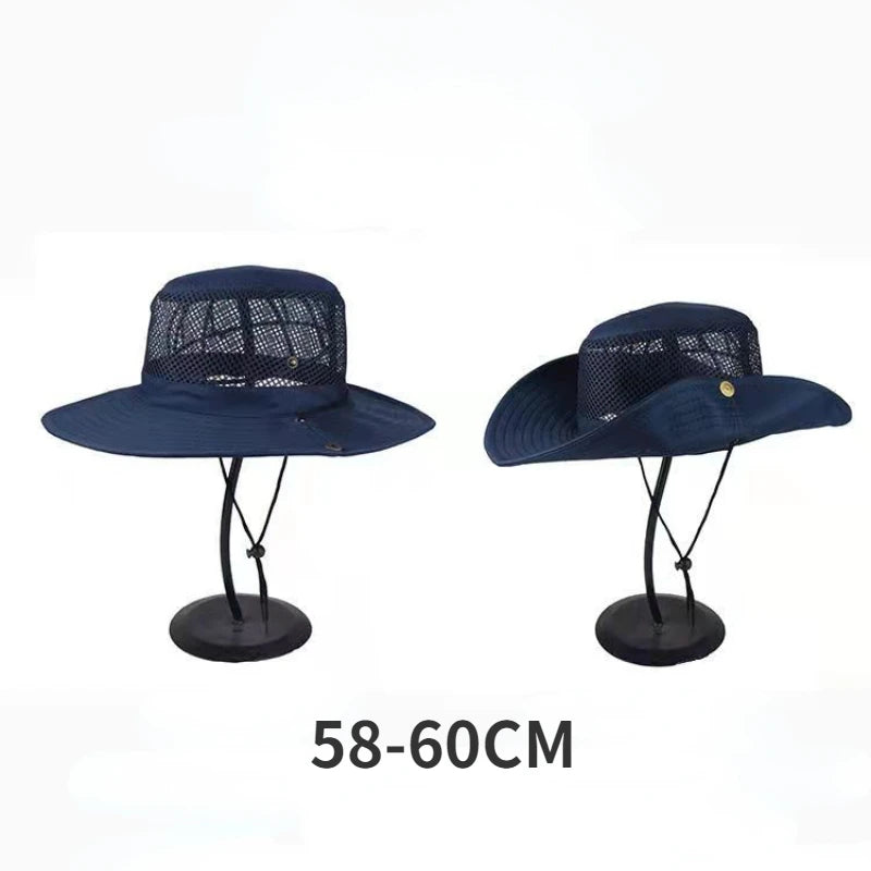 Atmungsaktive Wander-Cap mit breiter Krempe – clever-campen Ansicht 6