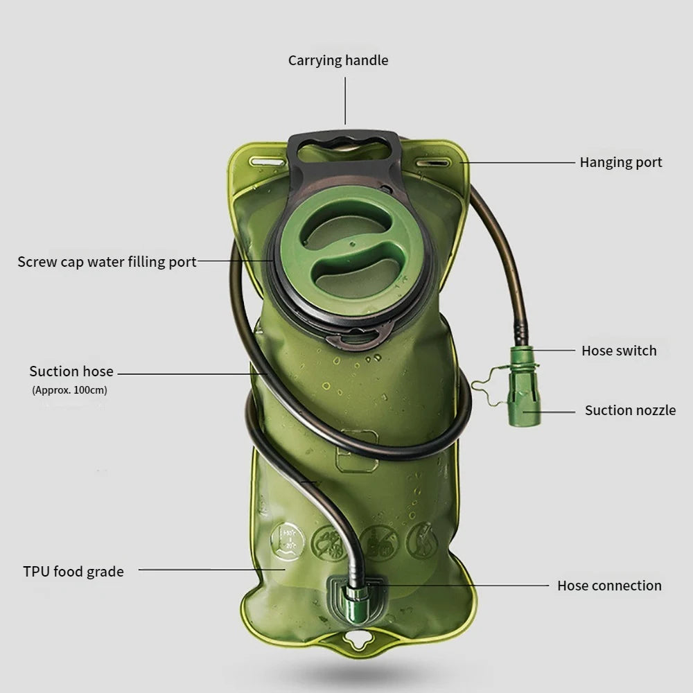 Wasserblase 2L für Hydration beim Sport – clever-campen Ansicht 4