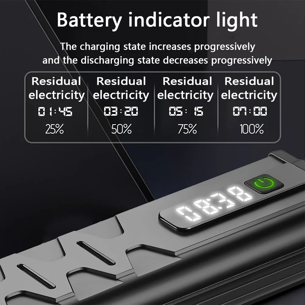 10000LM LED Fahrradlampe mit 10000mAh Akku – clever-campen Ansicht 3