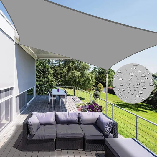 Wasserdichtes Sonnensegel aus 300D Polyester für UV-Schutz – clever-campen Ansicht 2