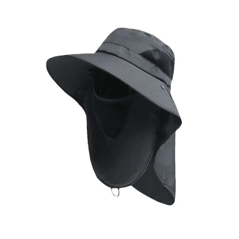 Wander-Cap mit UV-Schutz und Nackenklappe für Outdoor – clever-campen Ansicht 5