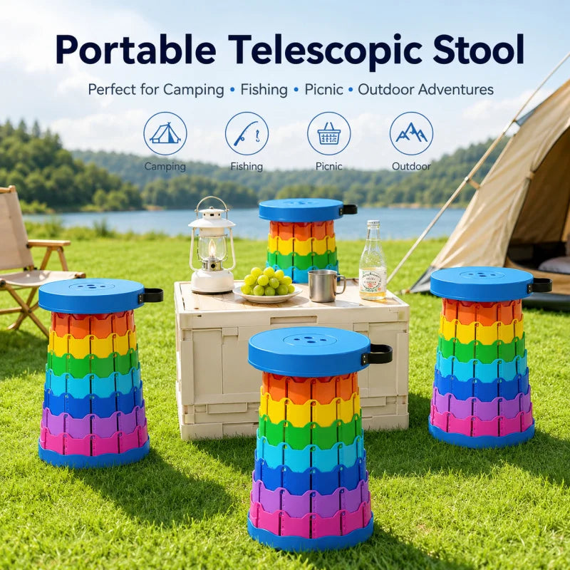 Verstellbarer Klapphocker für Angeln und Camping – clever-campen Ansicht 4