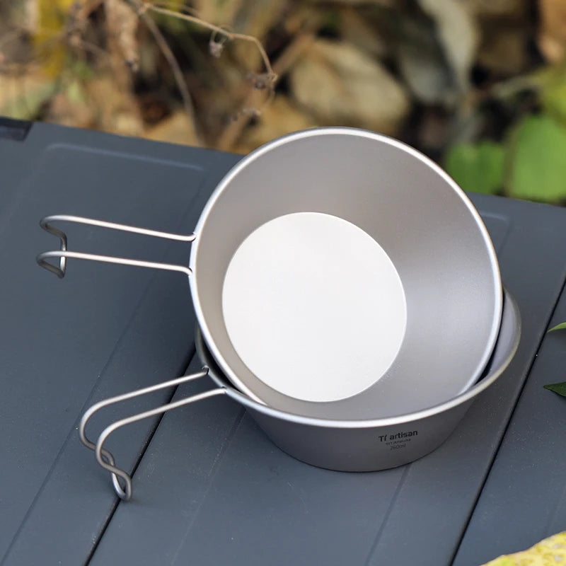 Tiartisan Titan Camping Schüssel 260ml mit Griff – clever-campen Ansicht 3