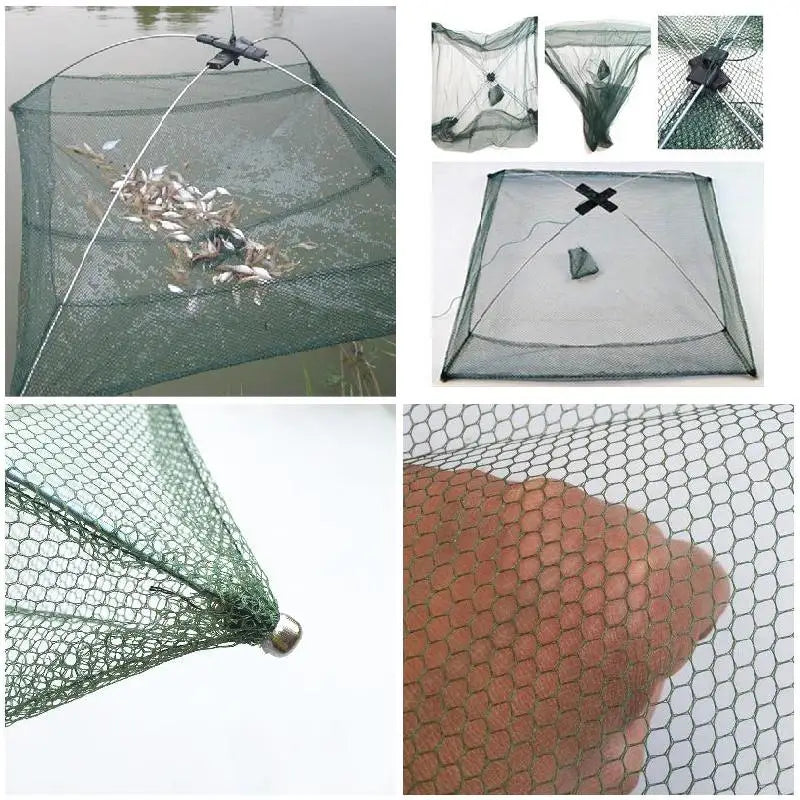 Faltbares Angelnetz mit Sonnenschirm für Krabbenfischen – clever-campen Ansicht 5
