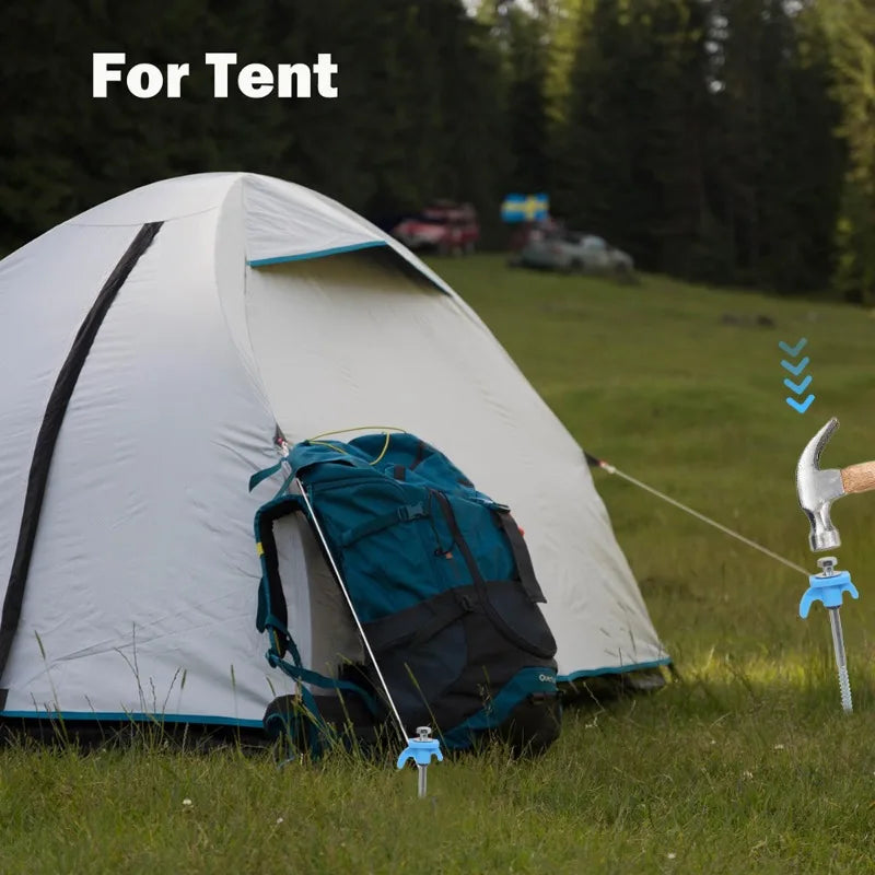 10er Set Schraubheringe für Zelte 20cm – clever-campen Ansicht 4