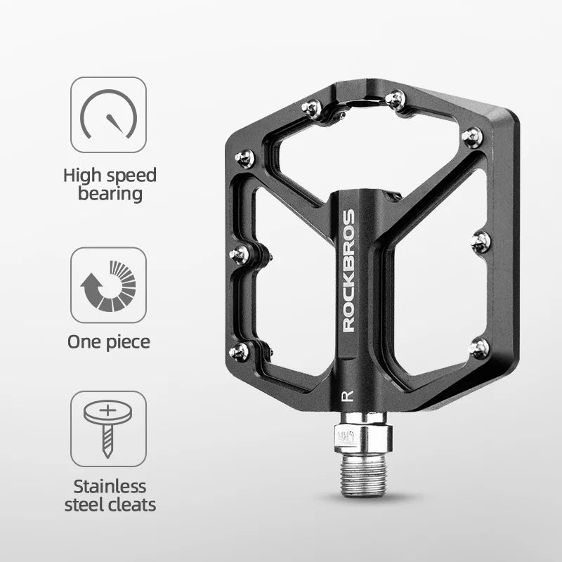 ROCKBROS MTB Pedale Aluminium Legierung mit DU Lagern – clever-campen Ansicht 3