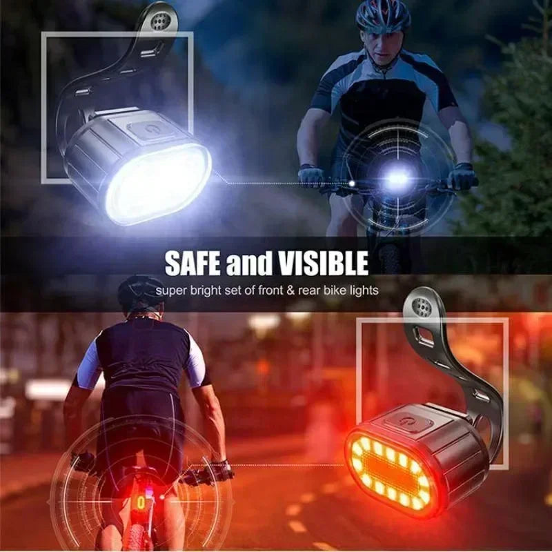 Wasserdichtes Fahrradlicht Set mit USB Aufladung – clever-campen Ansicht 3