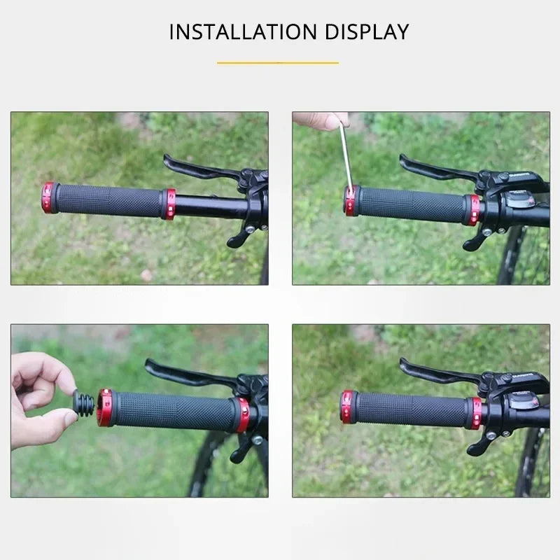 Rutschfeste Fahrradgriffe mit Aluminium-Lock – clever-campen Ansicht 6