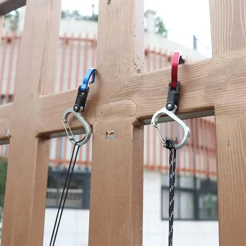 Multifunktionaler Aluminium Karabinerhaken für Angeln – clever-campen Ansicht 5
