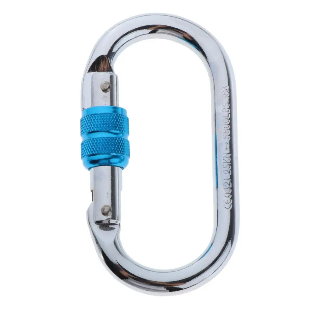25KN Aluminium Karabiner mit Schraubverschluss – clever-campen Ansicht 3