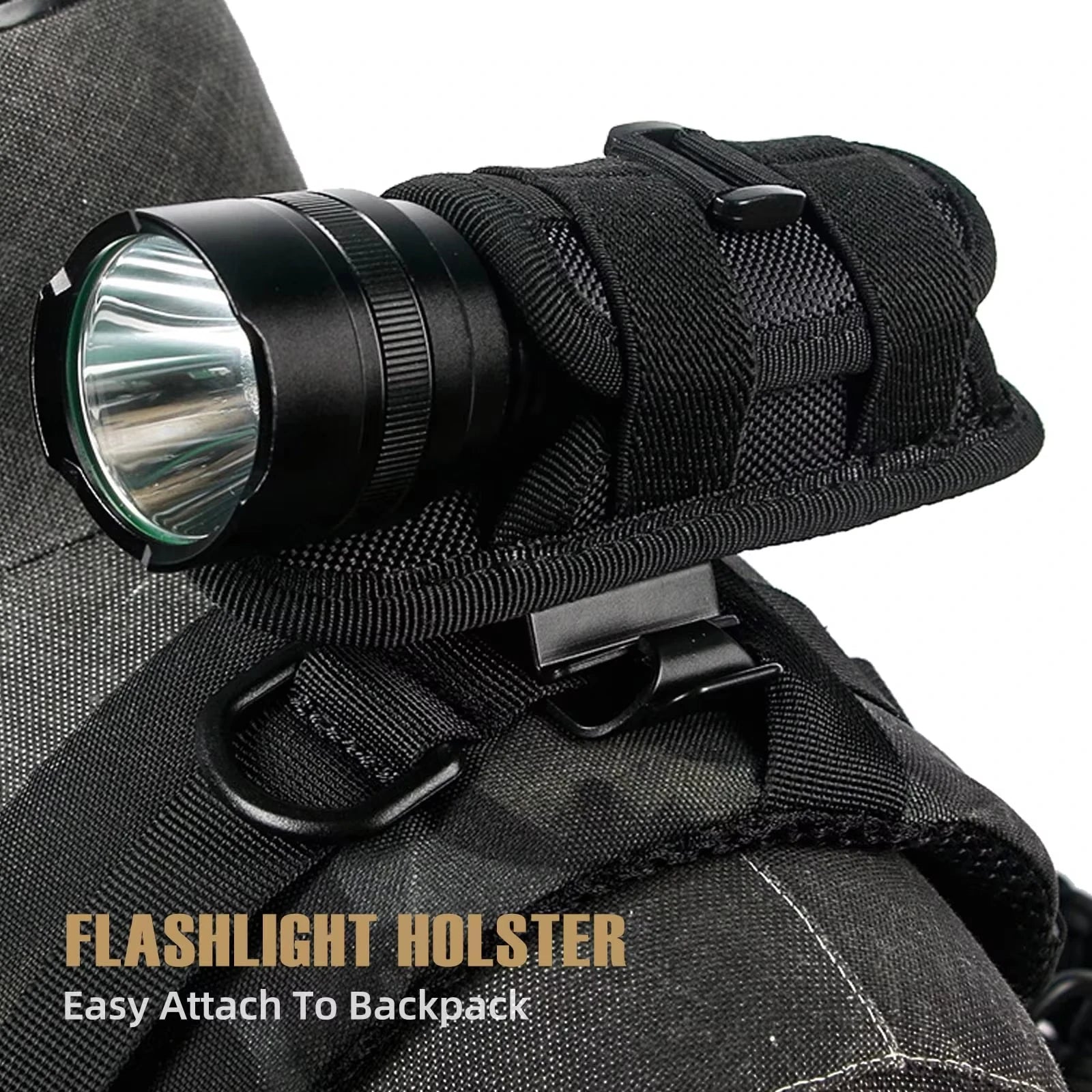Taktische Taschenlampe Halterung für Outdoor-Aktivitäten – clever-campen Ansicht 5
