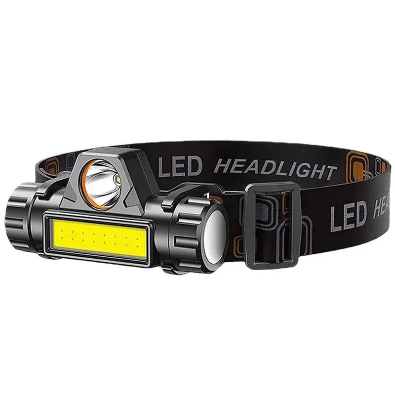 Rechargeable COB LED USB Stirnlampe mit starkem Magneten – clever-campen Ansicht 6