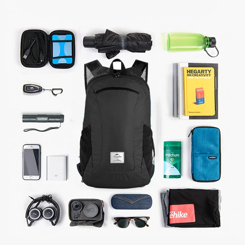 Naturehike 18L Camping Rucksack faltbar und wasserdicht – clever-campen Ansicht 4