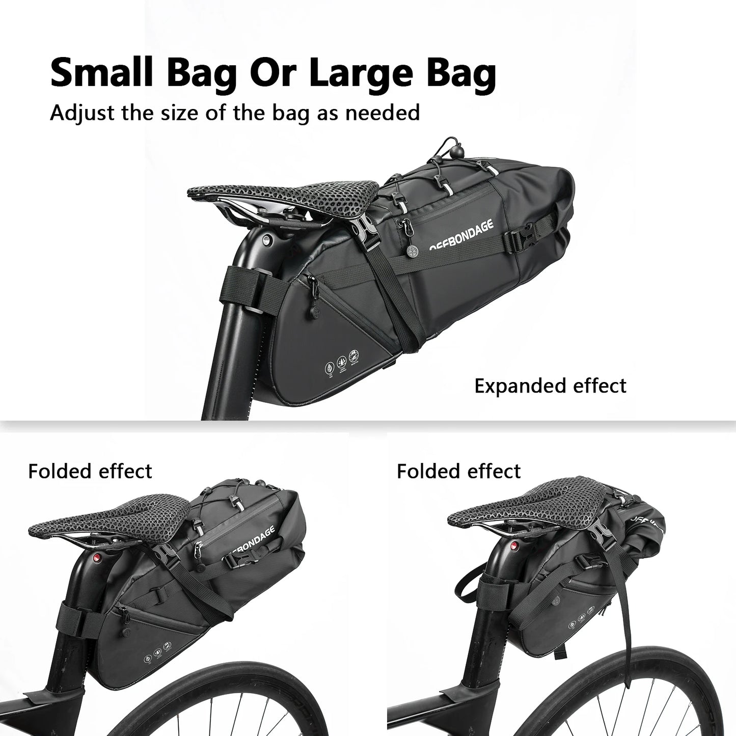 Wasserdichte Fahrradtasche 15L - Grosse Kapazität – clever-campen Ansicht 4