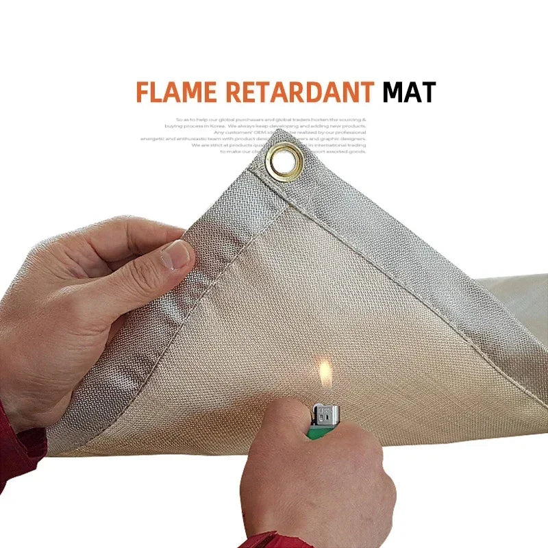 Feuerfeste Picknickmatte für Camping und Grillen – clever-campen Ansicht 2