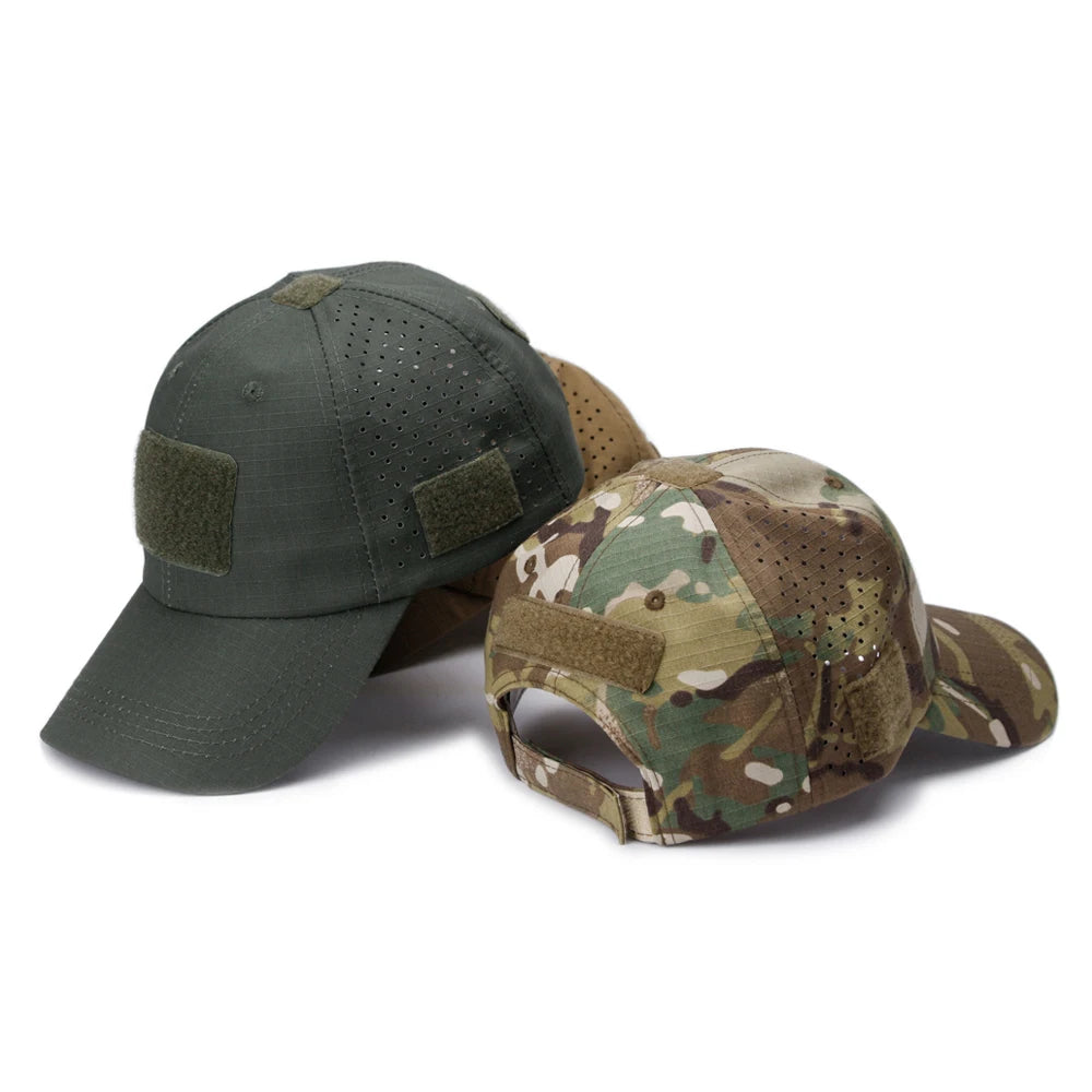Unisex Camouflage Baseball Cap mit UV-Schutz – clever-campen Ansicht 3
