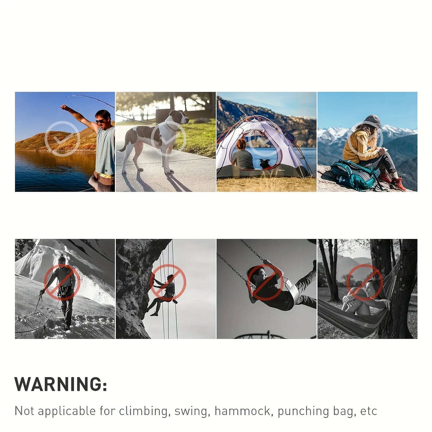 Aluminium Karabiner D-Ring Clip für Rucksäcke – clever-campen Ansicht 6