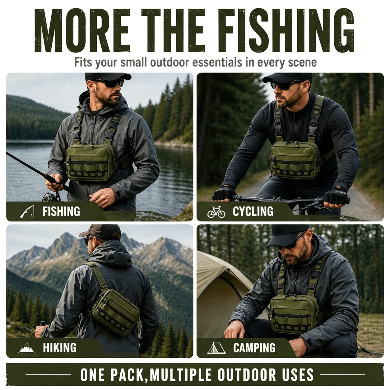 Leichte Angeltasche für schnellen Zugriff – clever-campen Ansicht 2
