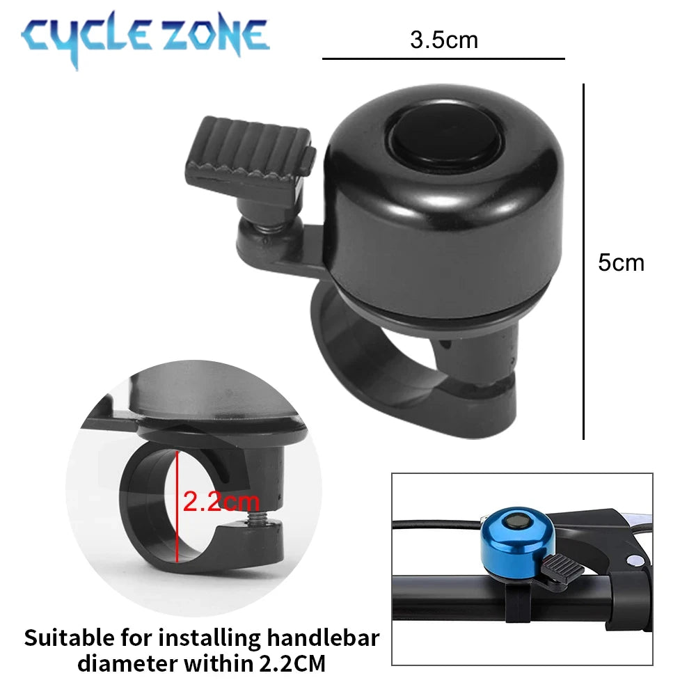 Aluminium Fahrradklingel für Mountainbike und Rennrad – clever-campen Ansicht 3