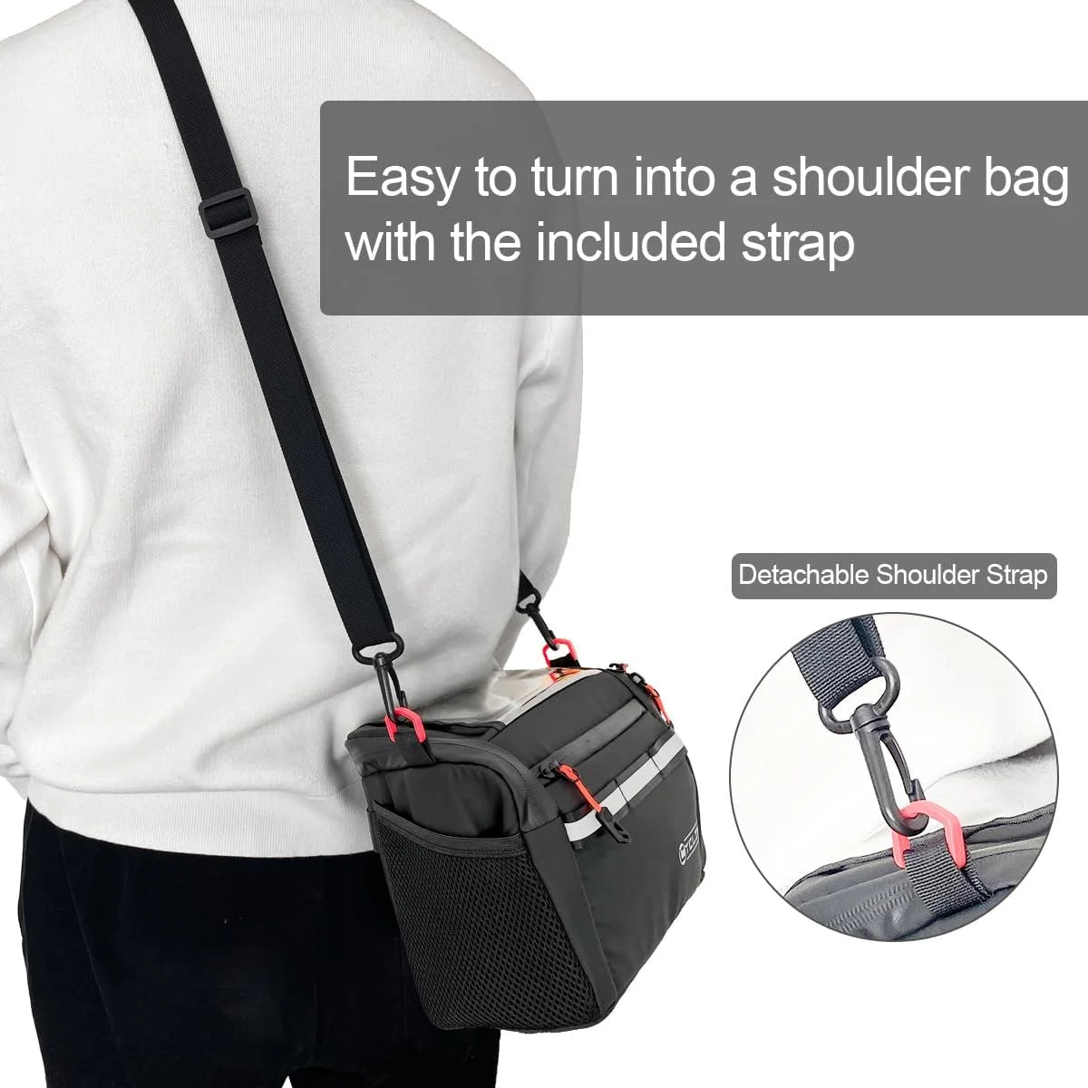 Toptrek 4L Fahrradlenkertasche mit Isolierung – clever-campen Ansicht 6