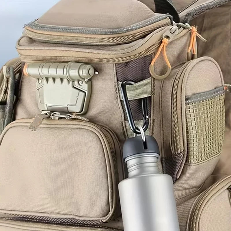 Aluminium Karabiner D-Ring Clip für Rucksäcke – clever-campen Ansicht 4