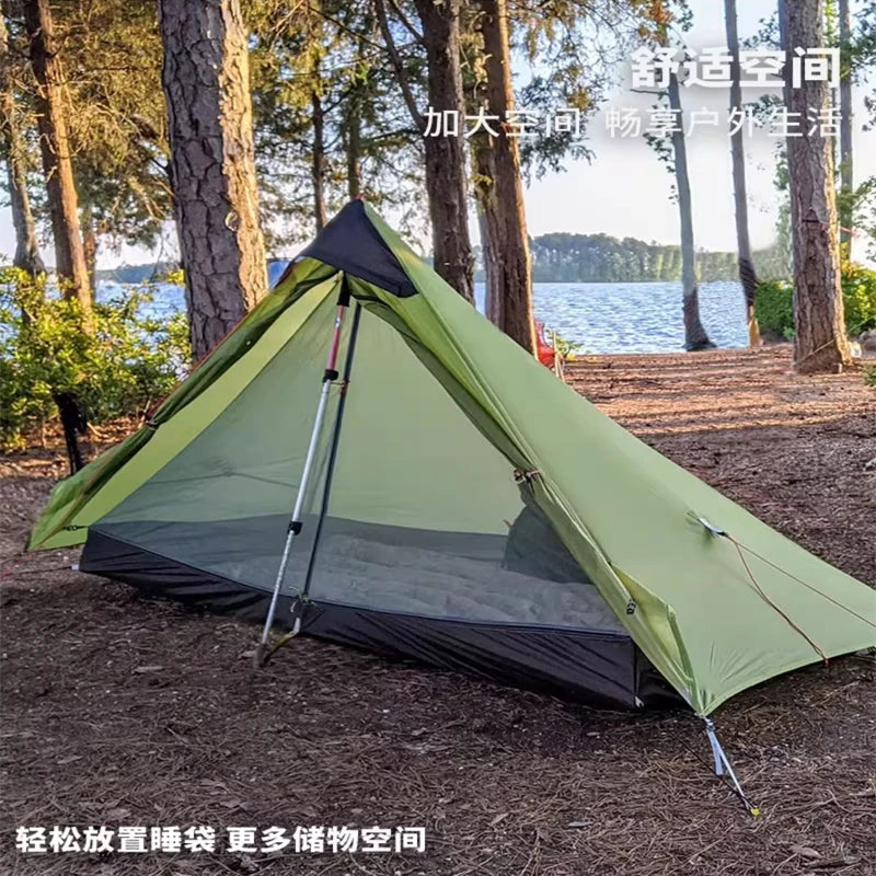 Einzelzelt aus Silnylon für den Camping- und Outdoor-Einsatz – clever-campen Ansicht 4