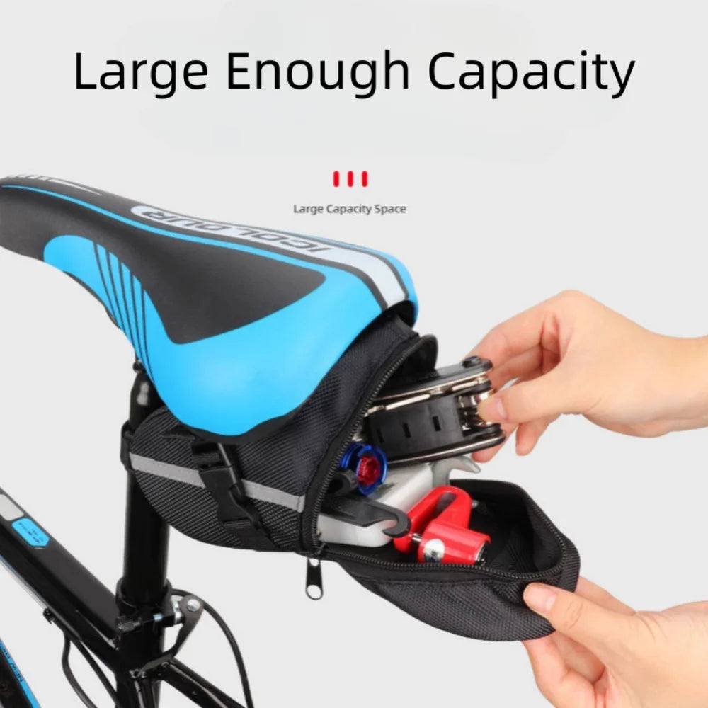 Universelle Fahrrad Satteltasche wasserdicht – clever-campen Ansicht 4