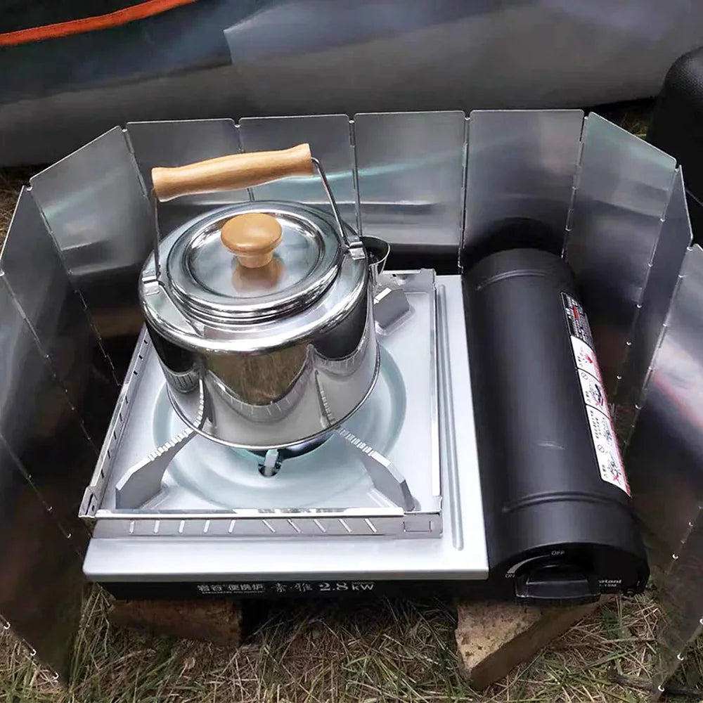 Faltbarer Windschutz für Campingkocher – Leicht & Praktisch – clever-campen Ansicht 5