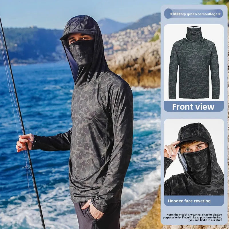 Sommer-Sonnen-Schutz-Shirt für Männer zum Angeln – clever-campen Ansicht 6