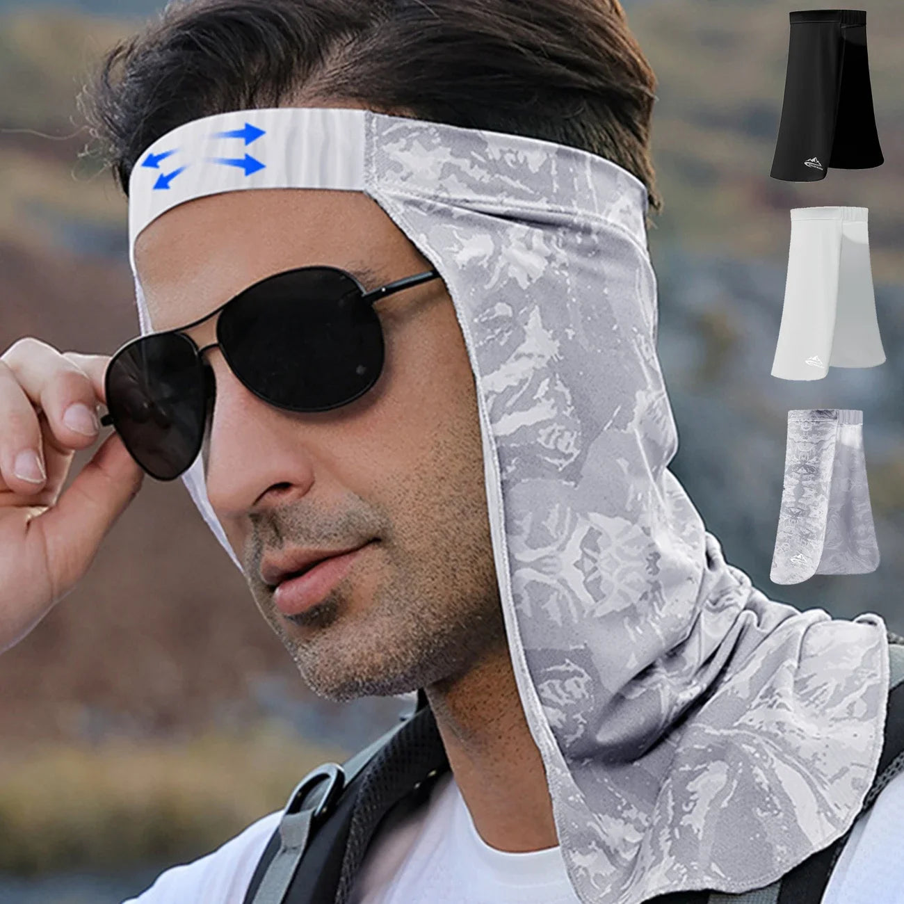 Schutzmütze für Outdoor-Angeln – clever-campen Ansicht 2
