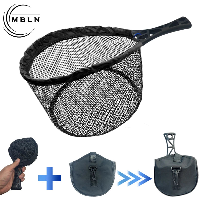 Teleskopisches Angelnetz 1.9m/1.5m/1.3m faltbar – als Rollo – clever-campen Ansicht 2