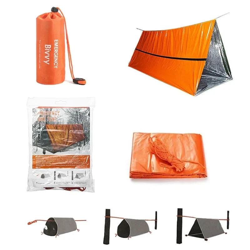 2-Personen Notunterkunft Bivy Zelt Kit wasserdicht – clever-campen Ansicht 2