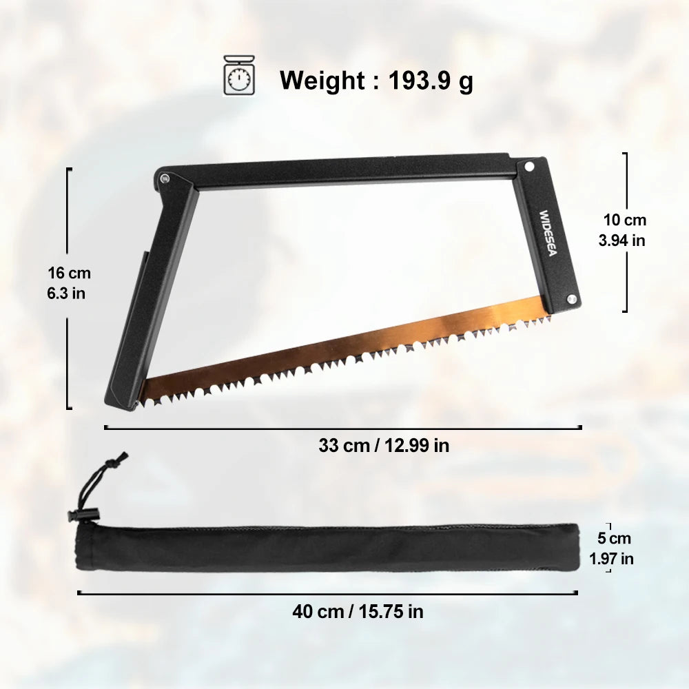 Widesea Klappsäge 32cm – Tragbar für Camping & Outdoor – clever-campen Ansicht 2