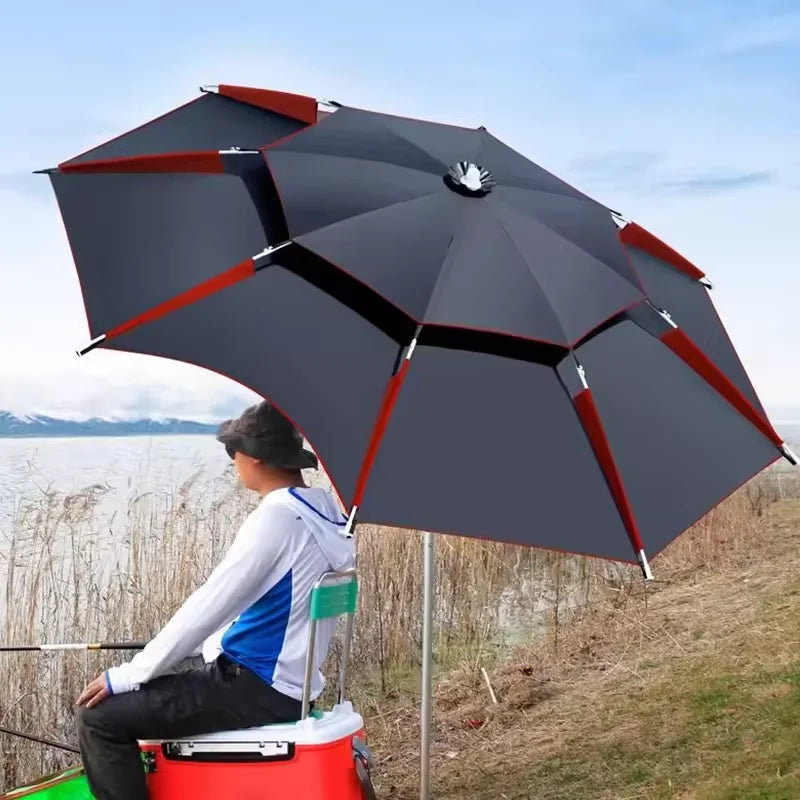 Fischer-Sonnenschirm 360° verstellbar UV-Schutz wasserdicht – clever-campen Ansicht 2
