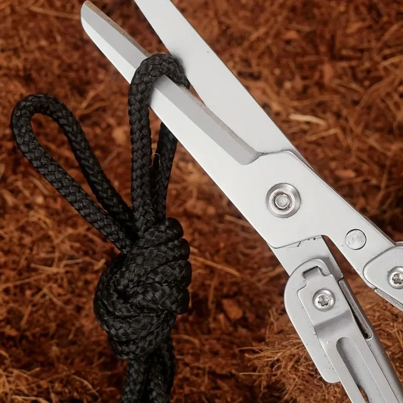Multifunktionale Falt-Schere aus Edelstahl für Outdoor – clever-campen Ansicht 6