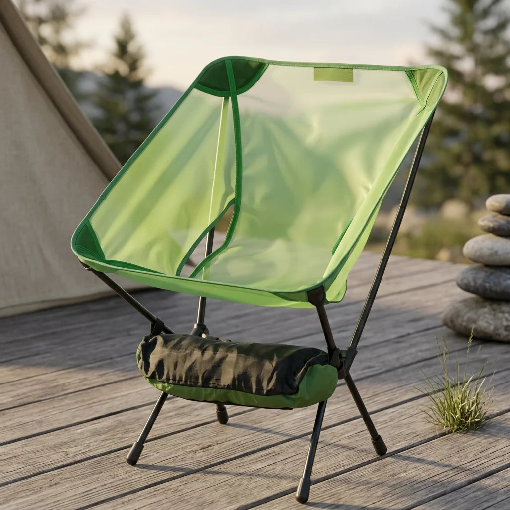 Faltstuhl mit Tragetasche für Camping und Angeln – clever-campen Ansicht 5