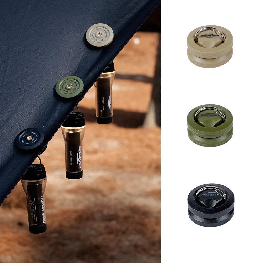 Soomloom Magnetische Campinghaken für Zelte