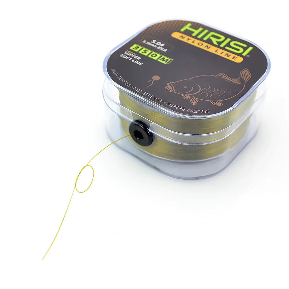 Hirisi 350m Monofilament Angelschnur Nylon für Karpfenangeln – clever-campen Ansicht 4