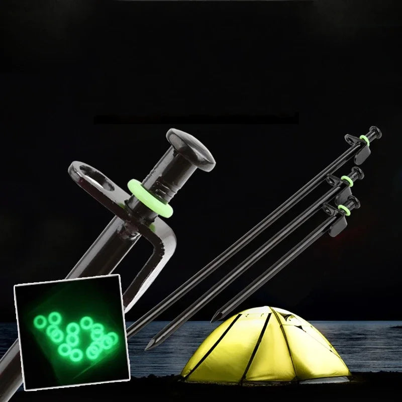 Rundfunktioneller Campingnagel mit Nachtvisier – clever-campen Ansicht 4
