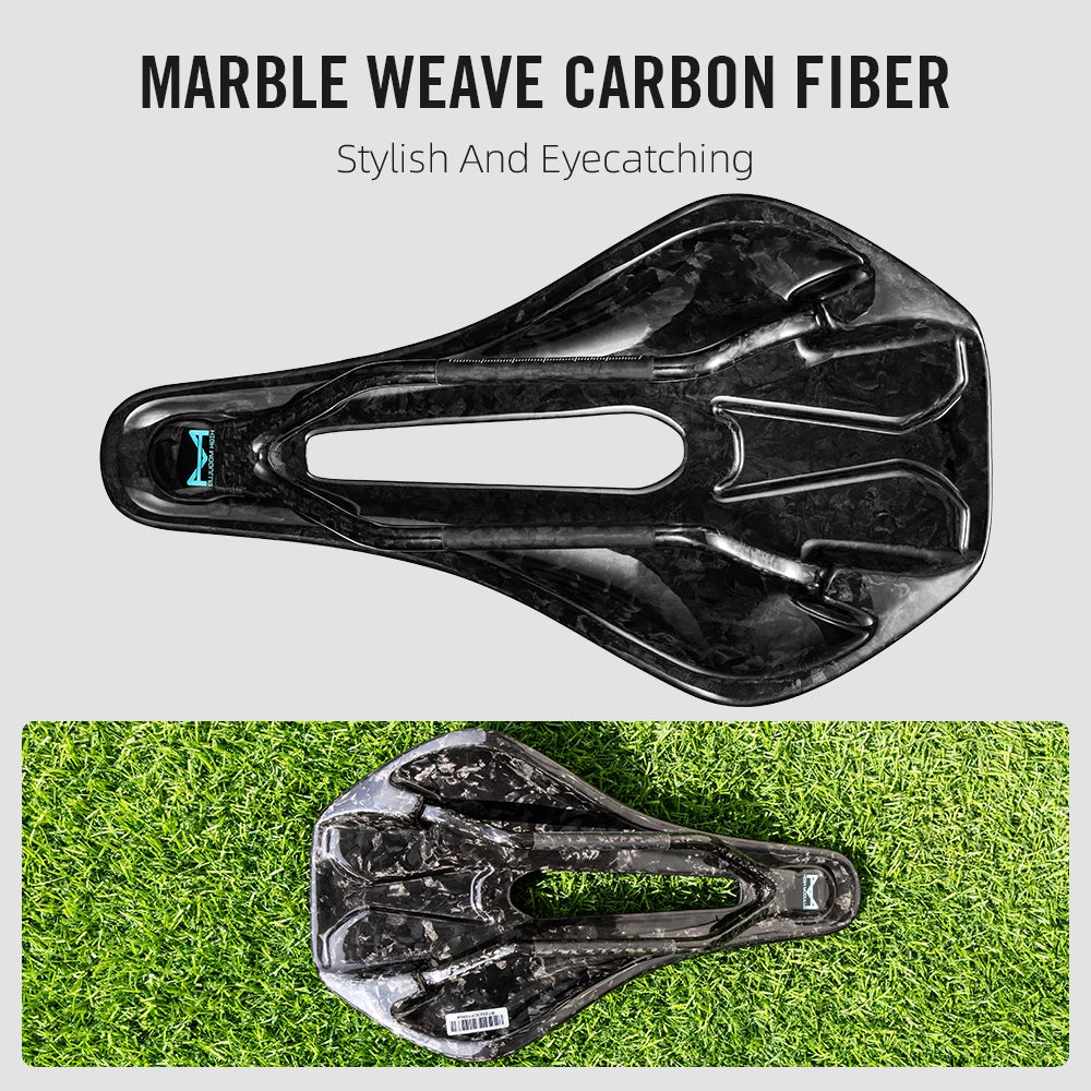 Ultraleichter Carbon Fahrrad-Sattel 135/143mm – clever-campen Ansicht 6