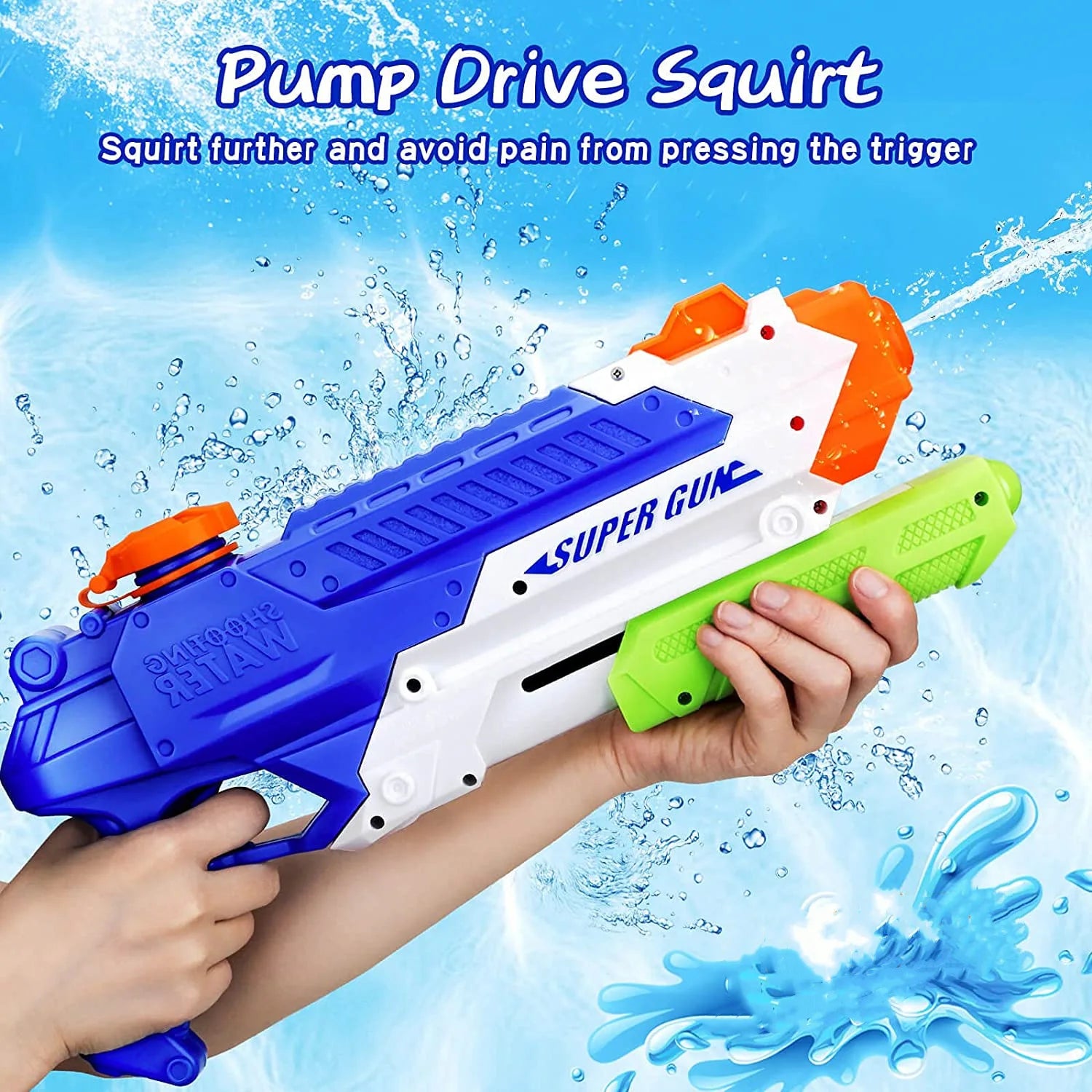 Kinder Wasserpistole für Strand & Wasserspass – clever-campen Ansicht 3