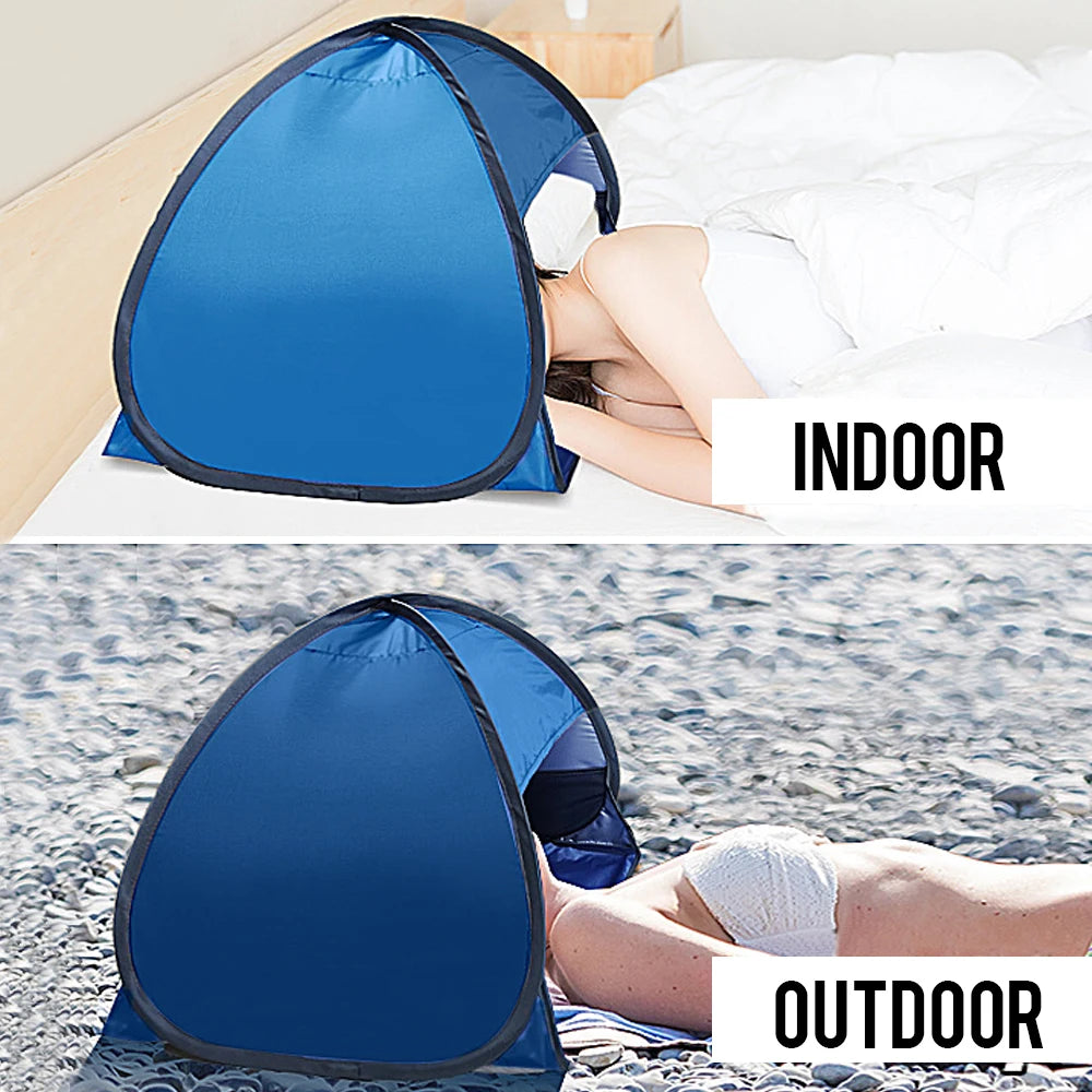 Tragbares Sonnenschild für Outdoor und Strand – clever-campen Ansicht 4