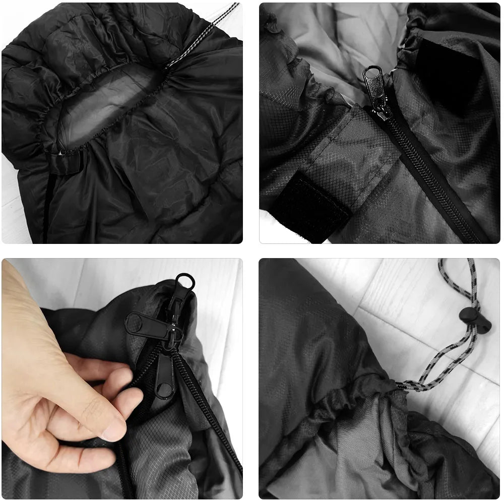 Leichter 4-Jahreszeiten Schlafsack für Camping und Outdoor – clever-campen Ansicht 3
