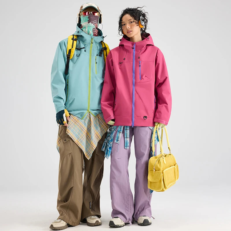 Wasserdichte Unisex Wanderjacke für Angeln und Outdoor – clever-campen Ansicht 3
