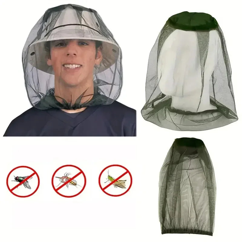 Moskito-Schutznetz für Angler-Hut – Insektenabwehr beim – clever-campen Ansicht 3